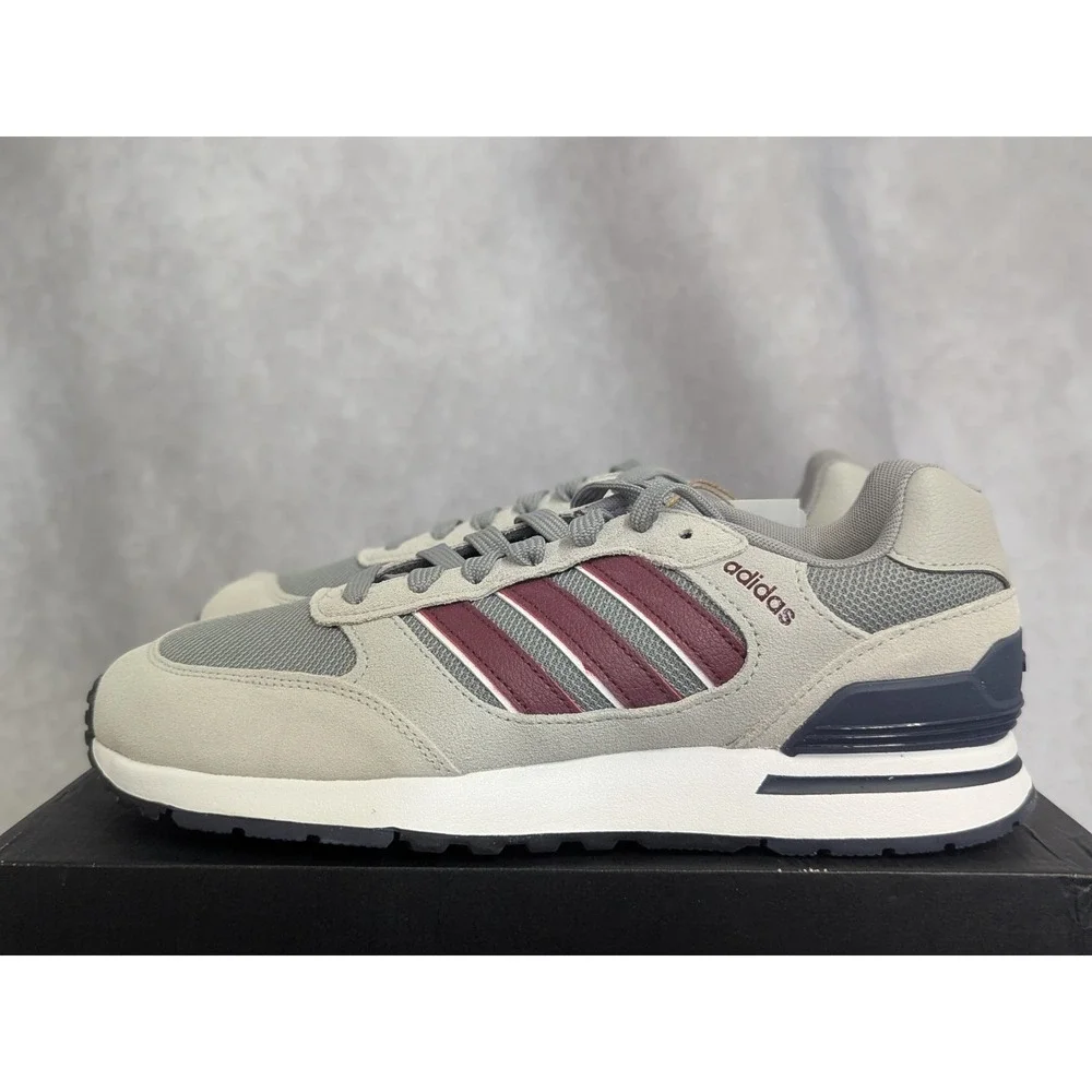 adidas‎ Run 80s Grey Shadow Red Shadow Navy Men 8